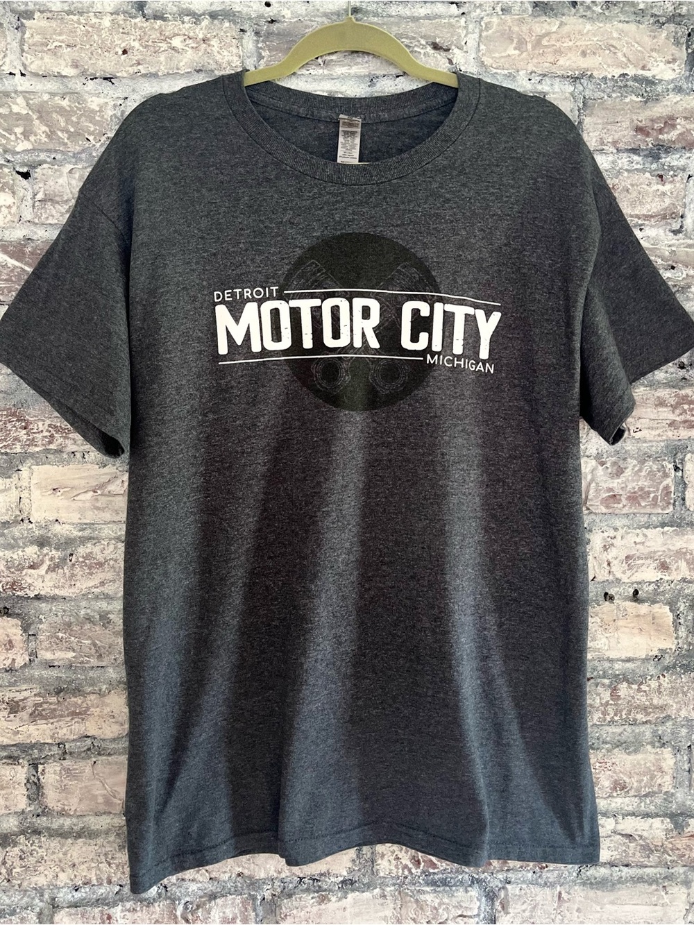 Detroit Motor City Graphic Tee - Charcoal NWOT smoke & pet free. Bundle & Save!